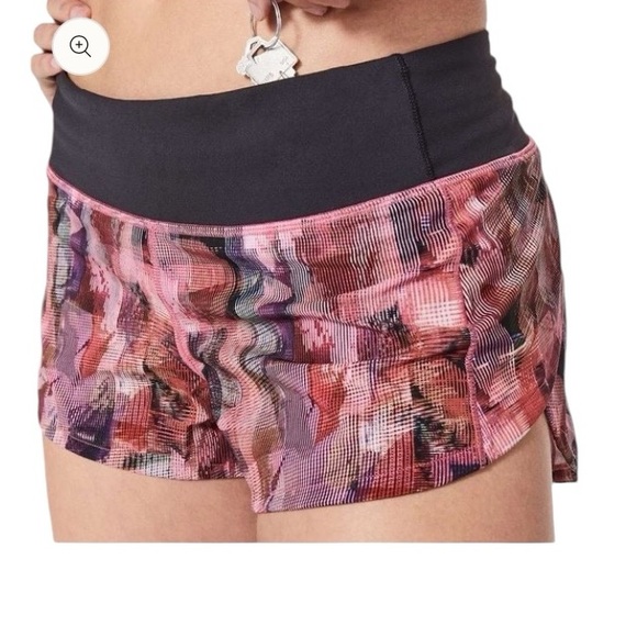 Lululemon Speed Up Short 2.5” / Sun Dazed Multi
Pink / Super Dark Size 6 - Picture 4 of 6